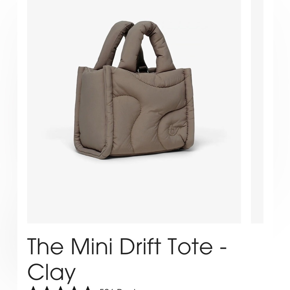 Brown Modern Tote Bag with Sculptural Design